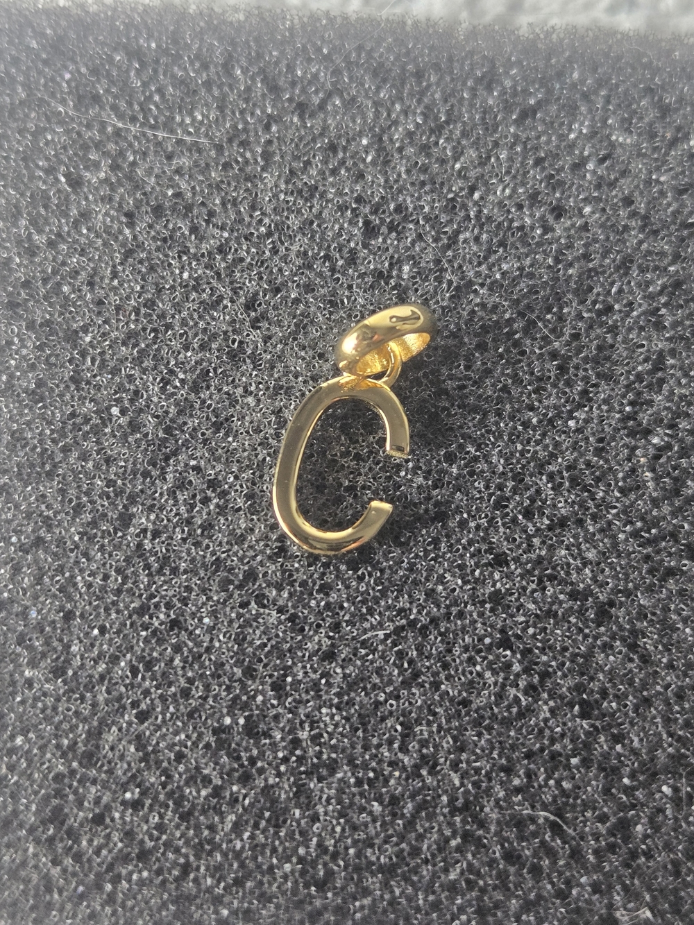 Thomas Sabo Gold Platted Letter C Pendant Charm